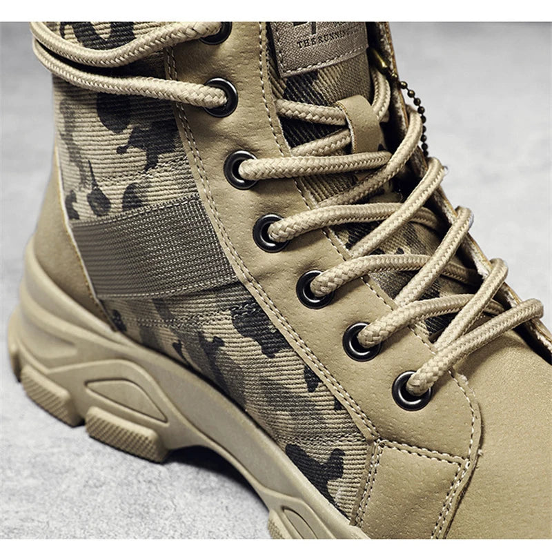 Medium Top Boots Camouflage Men's