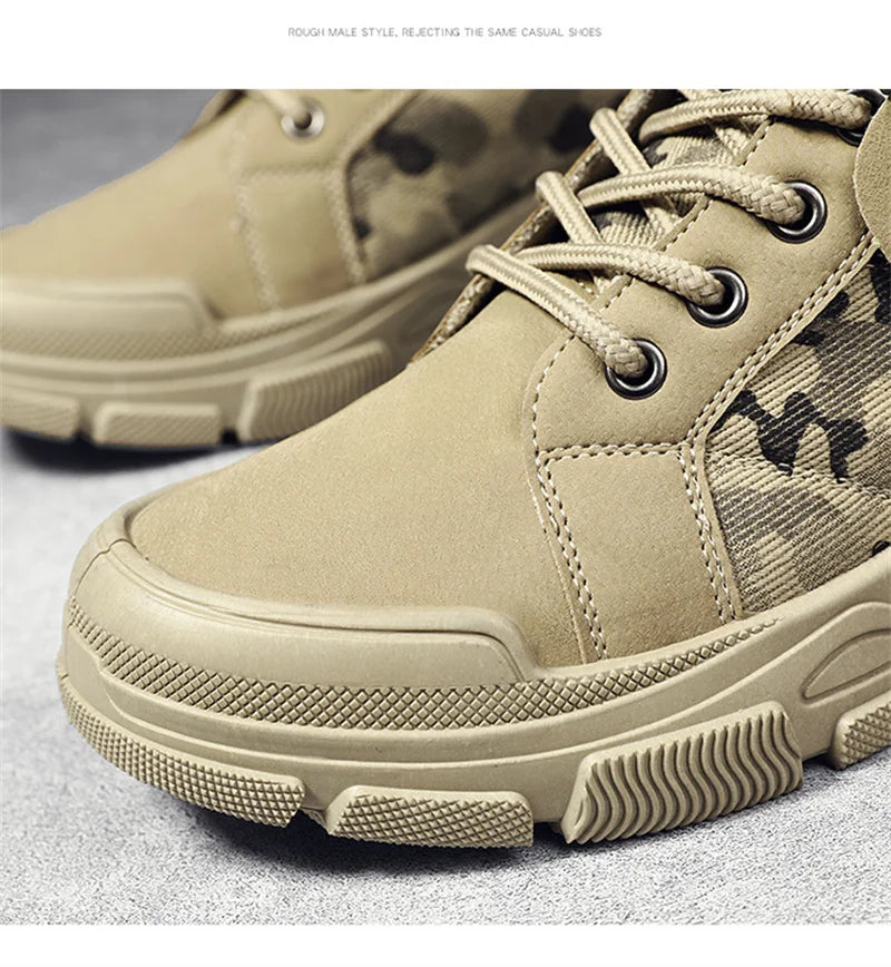 Medium Top Boots Camouflage Men's