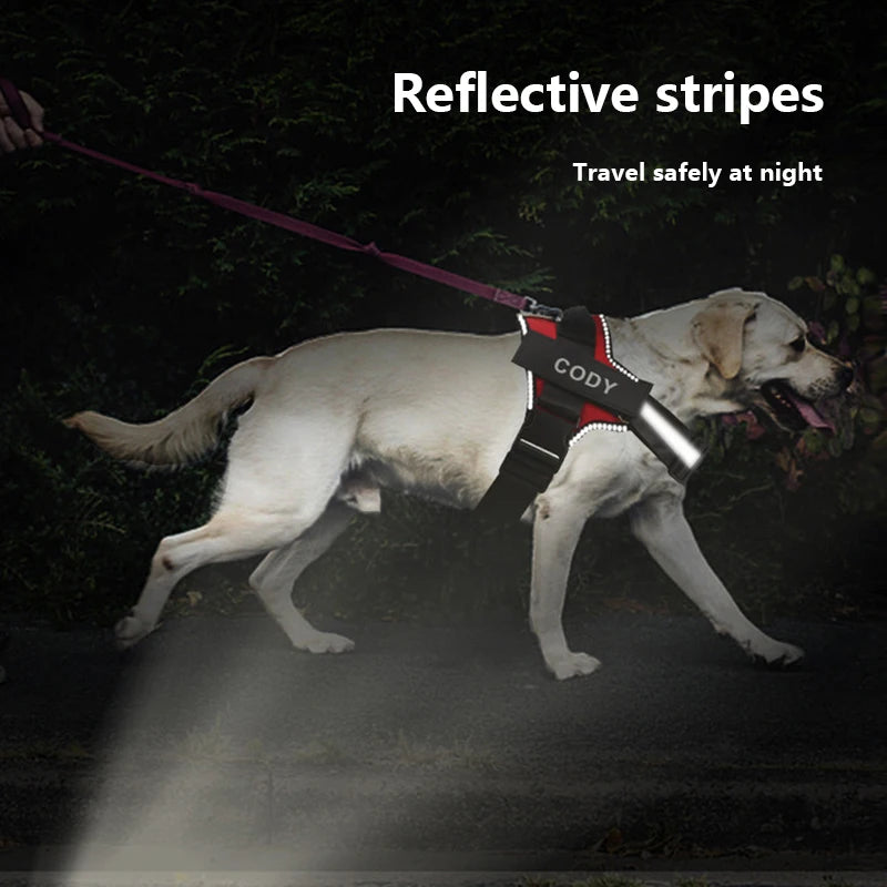 Dog Harness NO PULL Reflective Breathable Adjustable