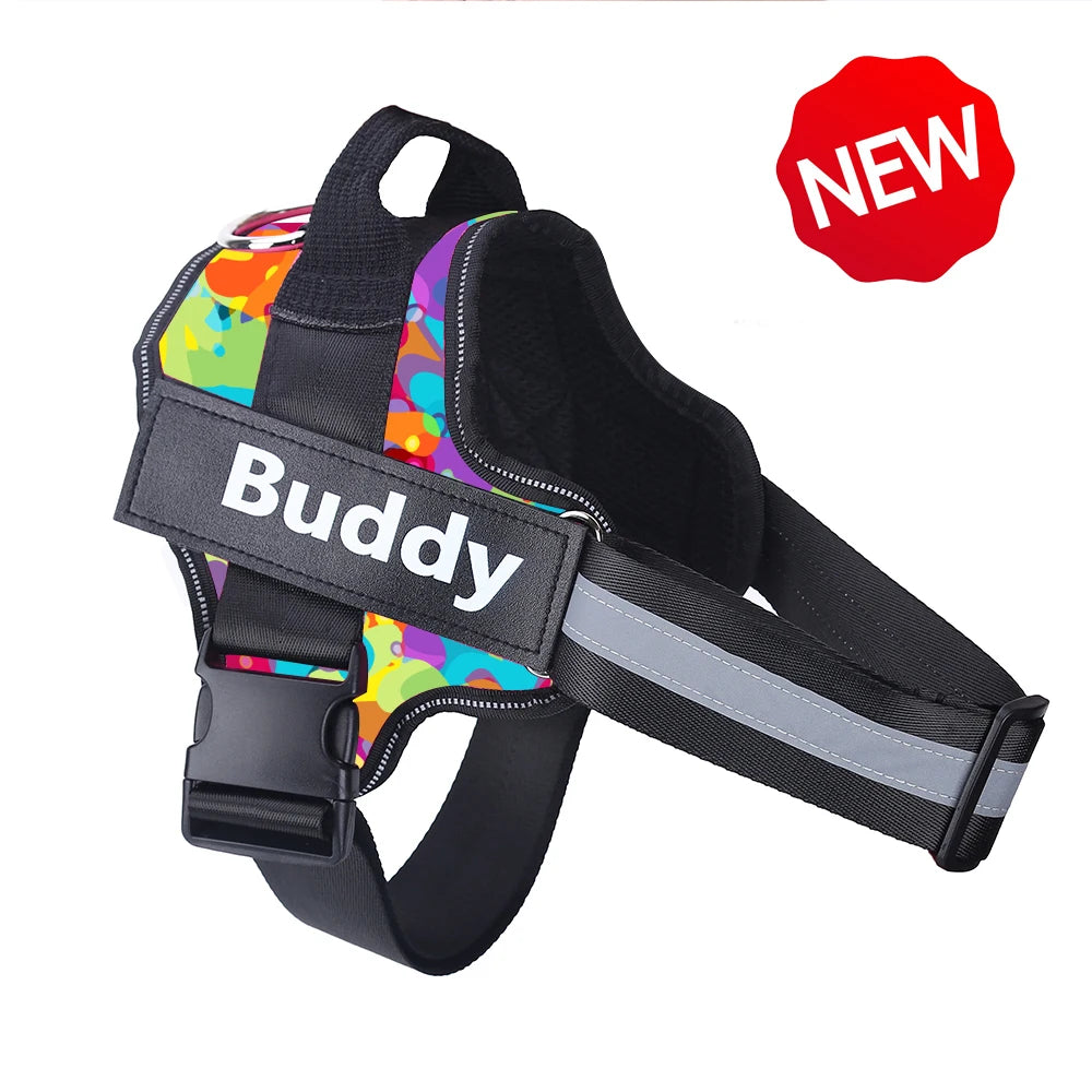 Dog Harness NO PULL Reflective Breathable Adjustable