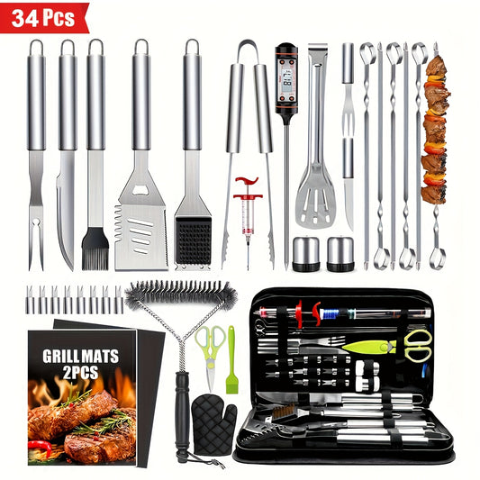 34pcs Heavy Duty Griddle Accessories Kit