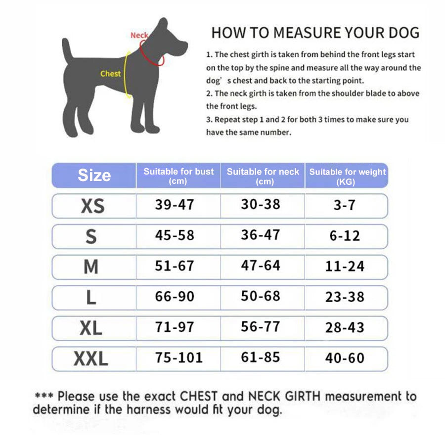 Dog Harness NO PULL Reflective Breathable Adjustable