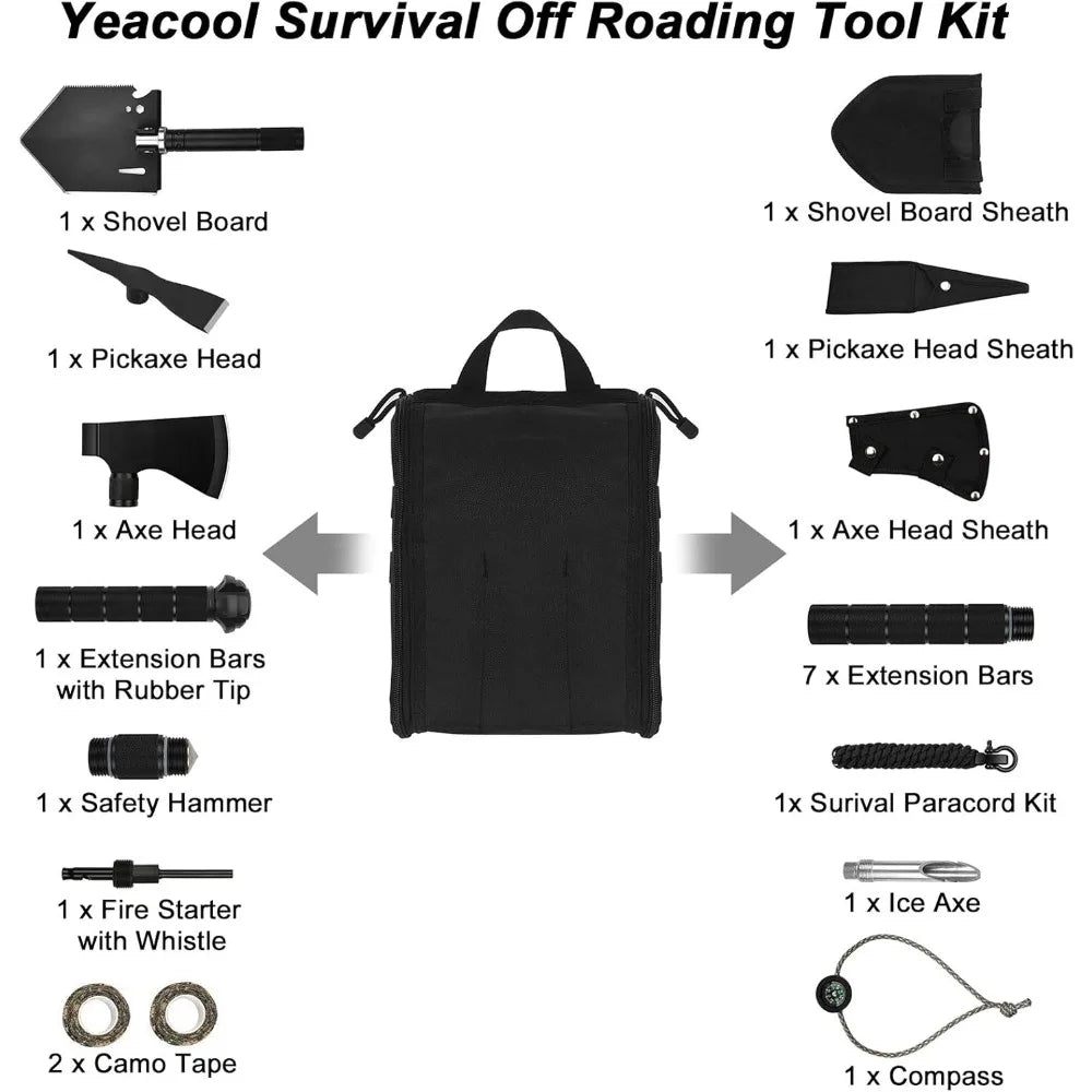 Camping & Folding Off-Roading Tool Kit