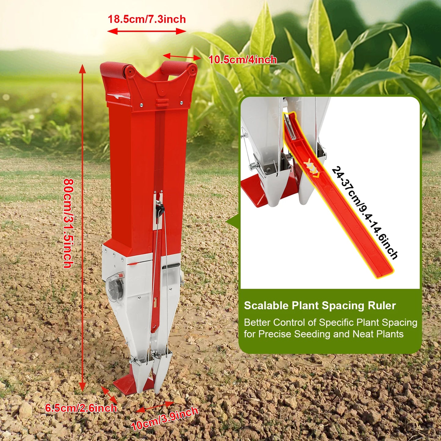 Manual Hand-held Fertilizer Applicator - Fertilizer Planter