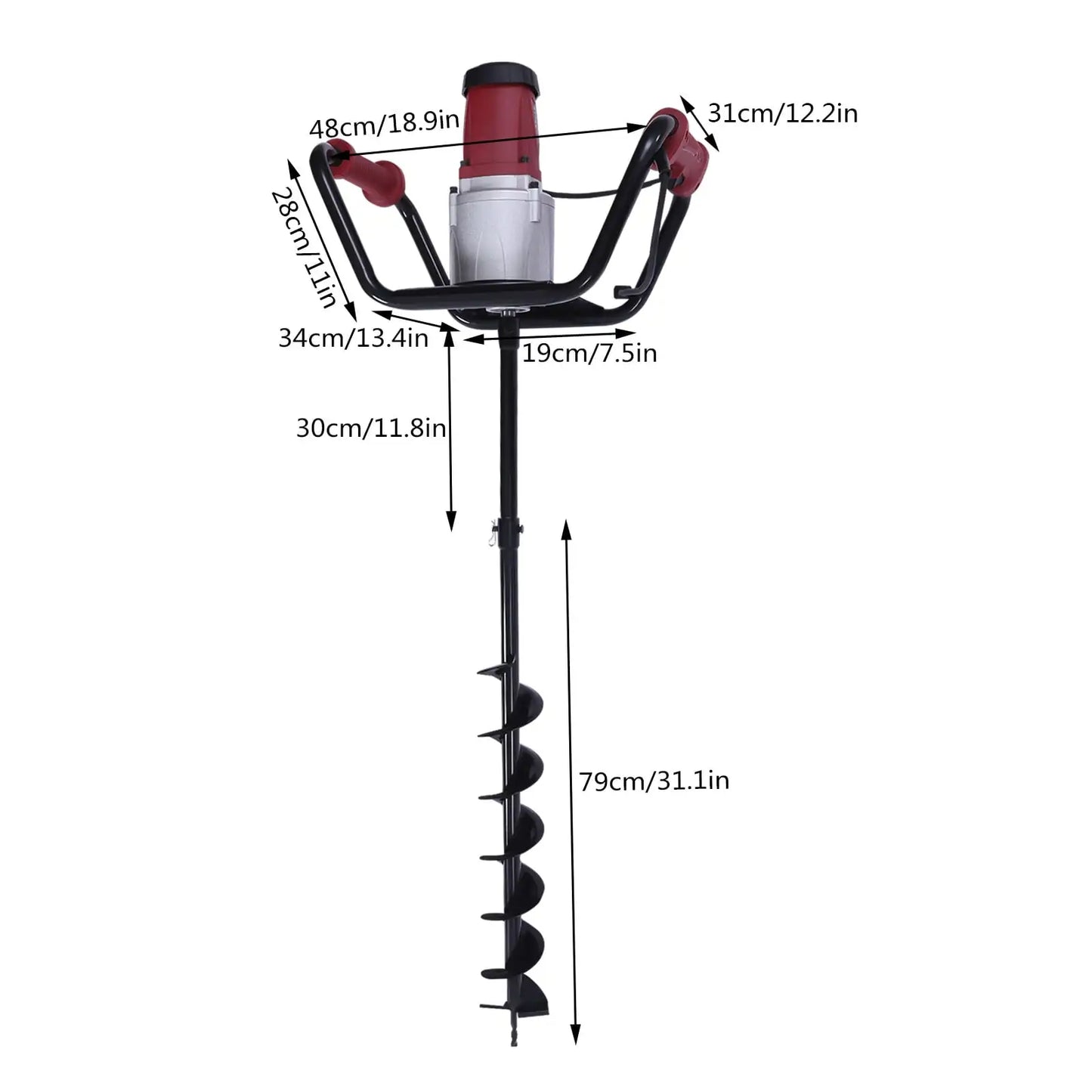 1500W Electric Post Hole Digger