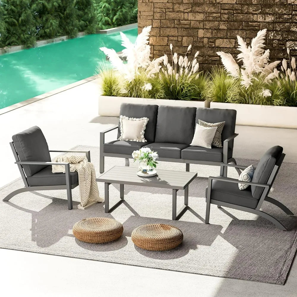 Aluminum Patio Furniture Set Metal