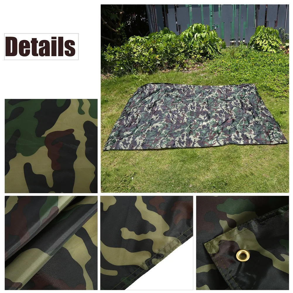 Camouflage Lightweight Tent Tarp Portable Tent Tarp