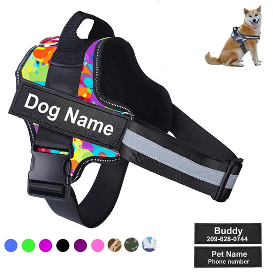 Dog Harness NO PULL Reflective Breathable Adjustable