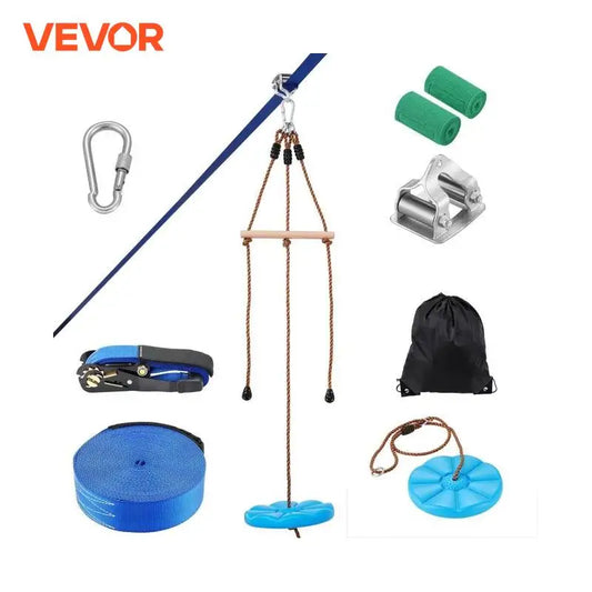 VEVOR Zipline Kit for Kids and Adult 52 ft