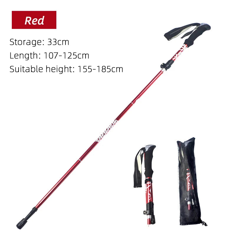 5 Section Outdoor Fold Trekking Pole