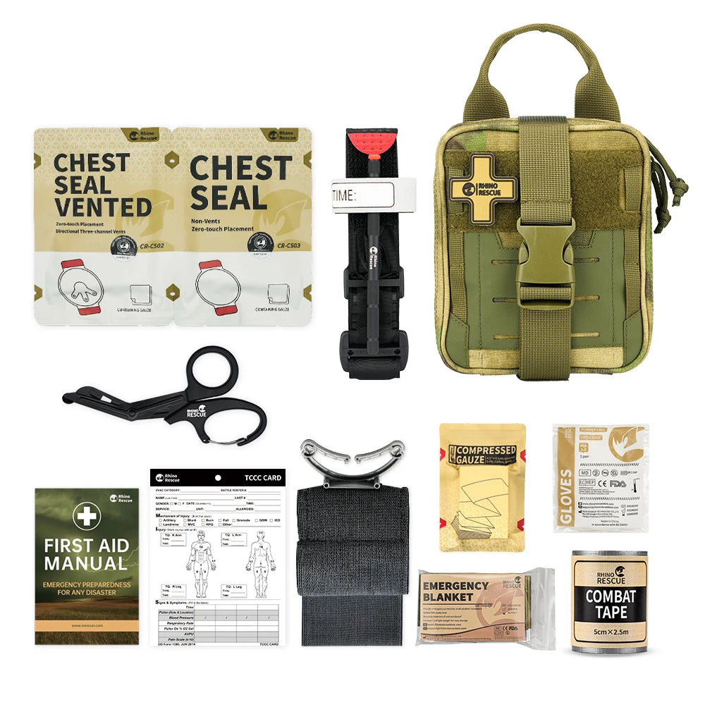 Rhino Rescue EDC Pouch First Aid Kit