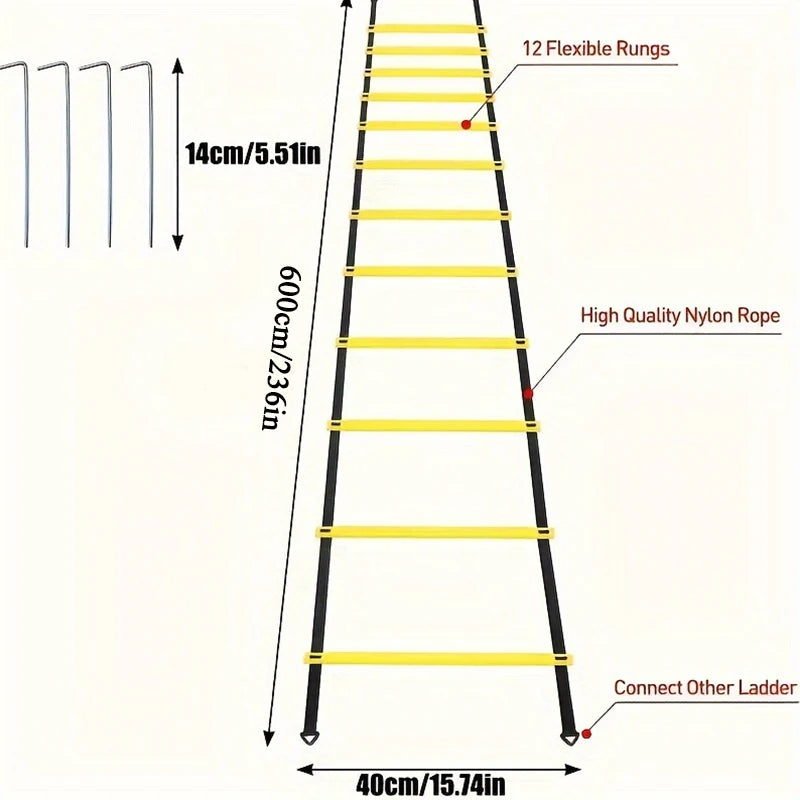 1 set Football training Agility ladder set