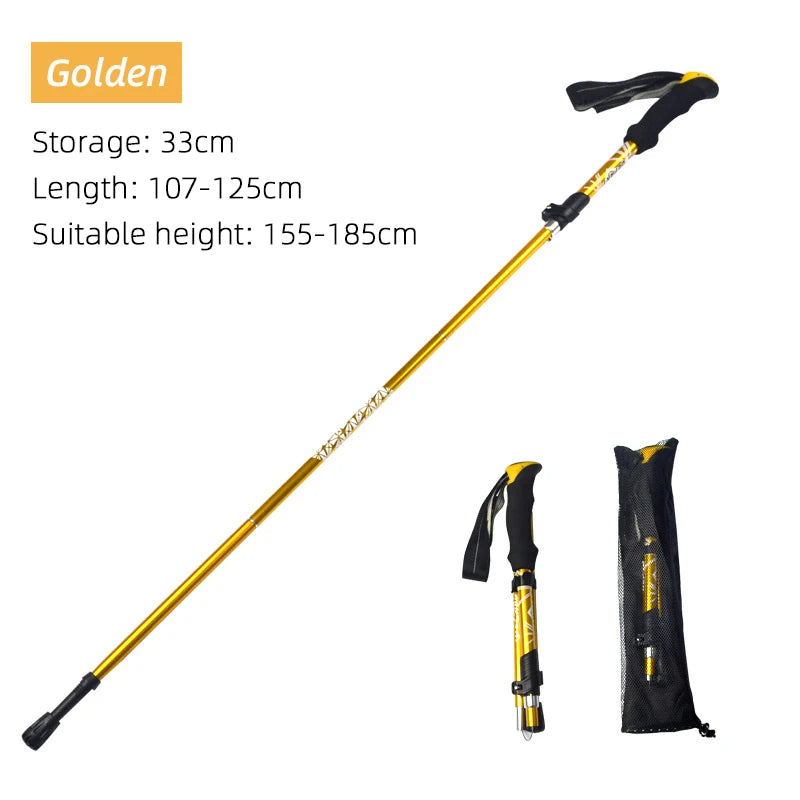 5 Section Outdoor Fold Trekking Pole