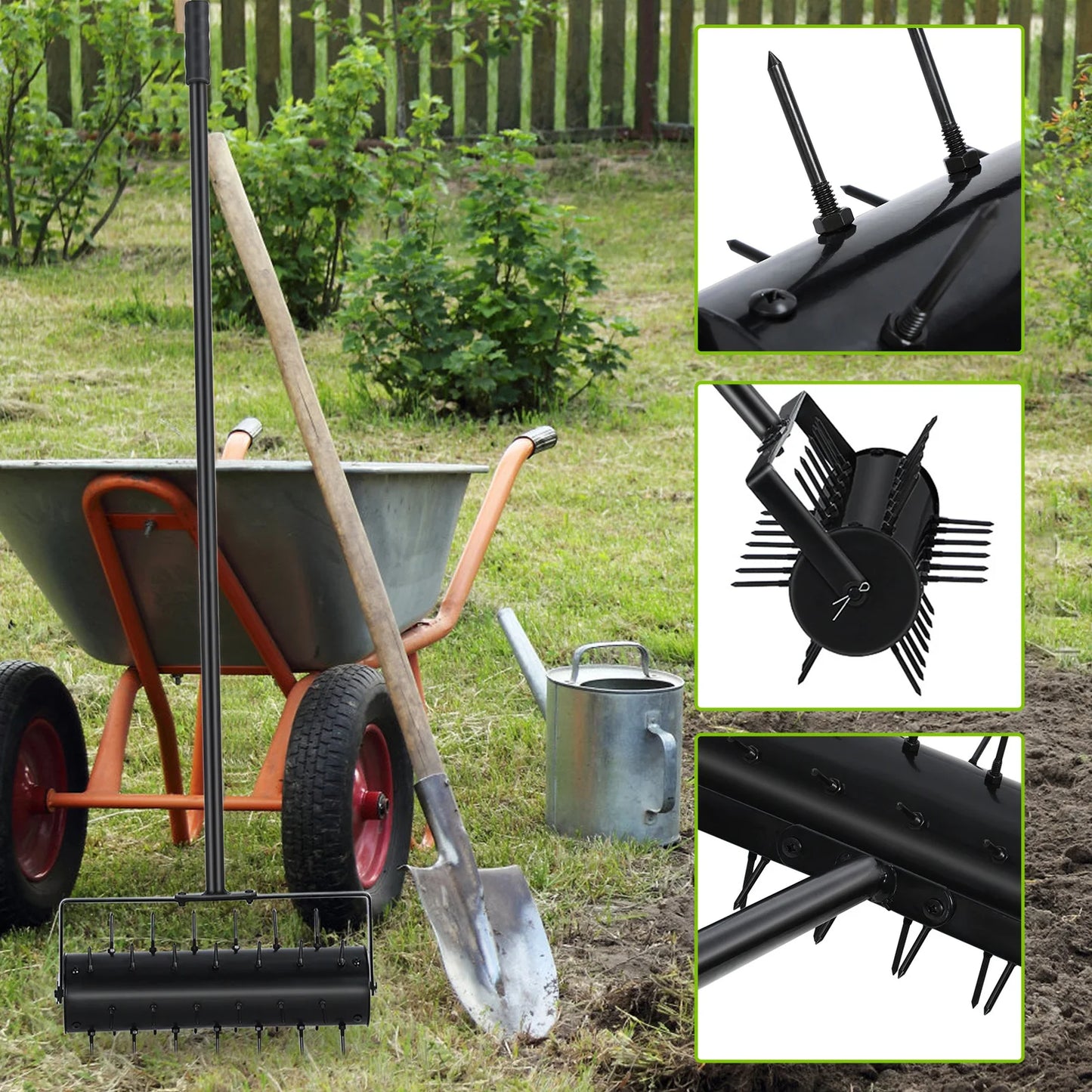 Lawn Aerator, Hand Aerator Lawn Tool