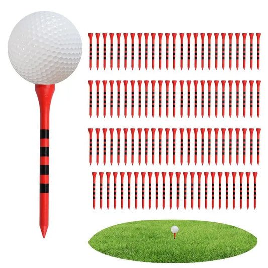 Tall Golf Tees 100-Piece Wooden