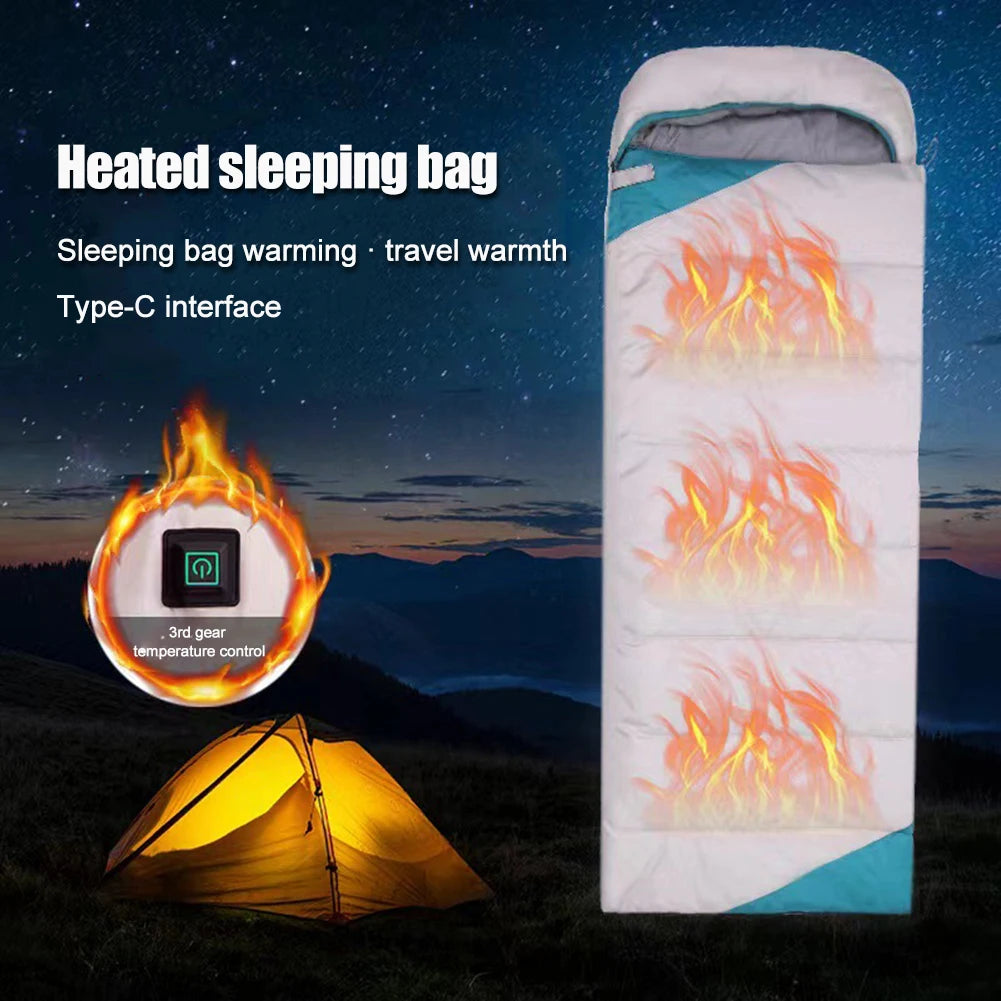 Winter Heated Sleeping Pad Type-C 5V Electric Heated