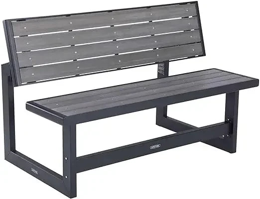 Modern Convertible Products Brown Wood Grain Patio Benches