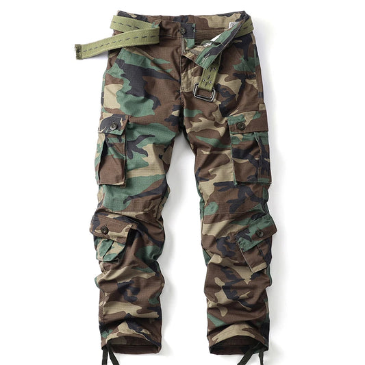 AKARMY Camo Men's Straight Leg Cargo Pants