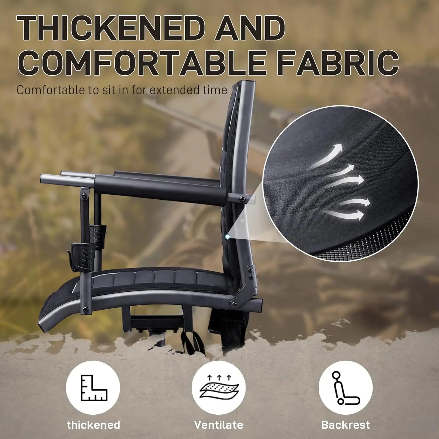 360° Silent Swivel Hunting Chair for Blinds