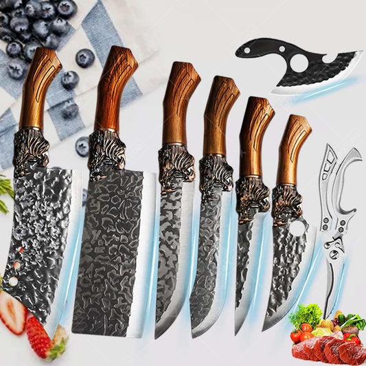 8pcs, Professional Kitchen Chef Knife Set